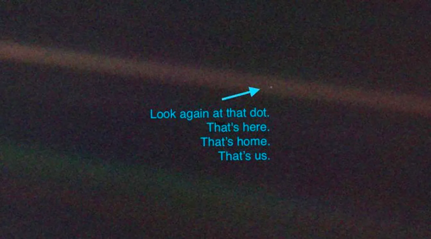 Pale Blue Dot, Carl Sagan